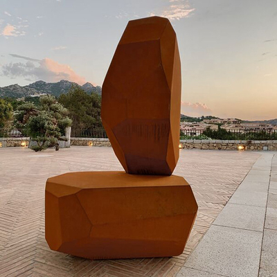 скульптура искусства двора металла скульптуры Corten толщины 3mm уникальная стальная