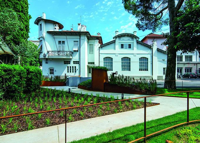 Подпорная стенка Corten стальная