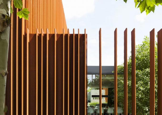 Лазер Corten стальной режа ограждающ панели экрана для ландшафта