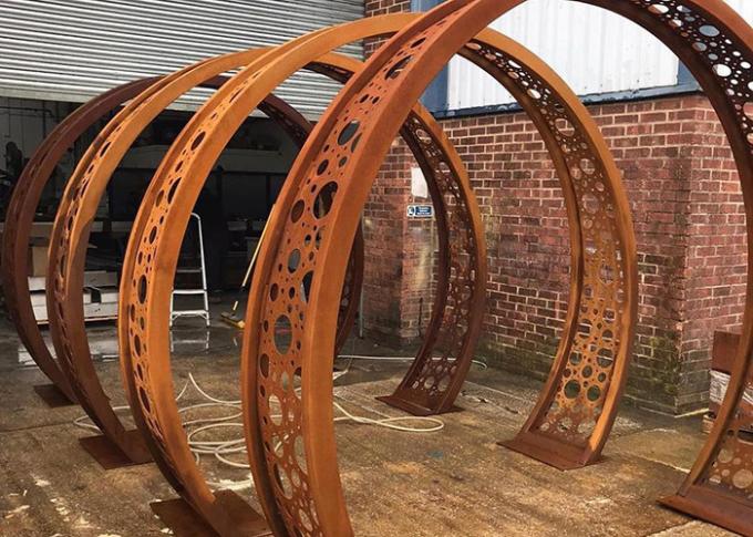 Перголы Corten стальные