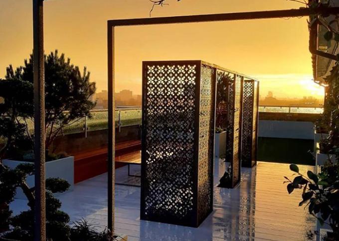 Лазер режа пефорированную панель Corten стальную