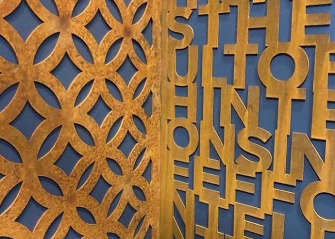 Экран ржавчины Corten нового дизайна стальной