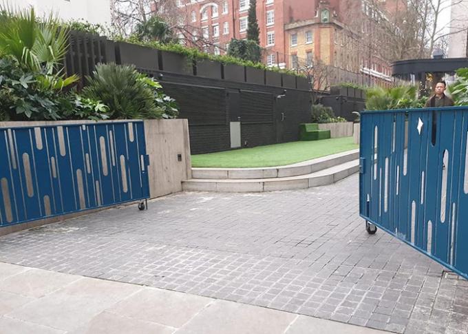 Ворота экрана Corten стальные