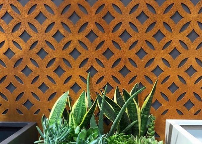 Экран ржавчины Corten нового дизайна стальной