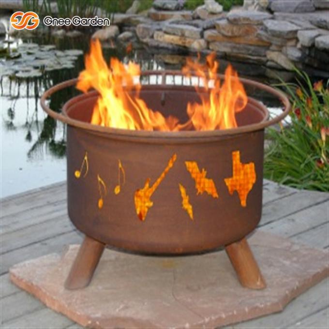 Яма огня Corten деревянной горящей горелки ямы огня сверхмощная стальная