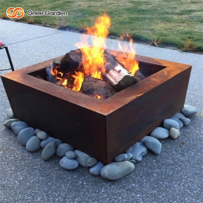 Таблица ямы огня открытого сада Corten стальная классическая