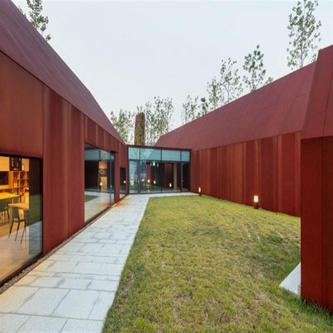 Стальная панель металла Corten плакирования внешней стены для оформления