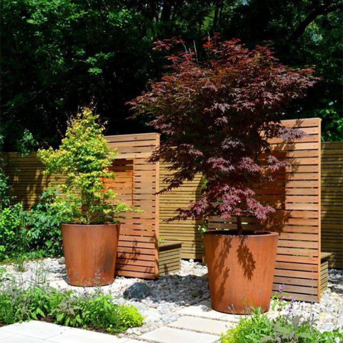 Плантаторы Corten стальные