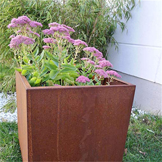 Коробки плантатора Corten стальные