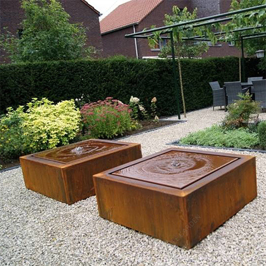 corten стальные фонтаны
