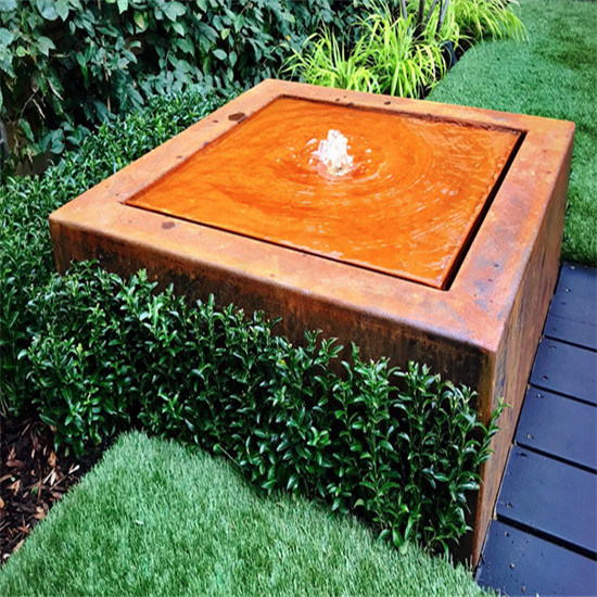 corten стальные фонтаны