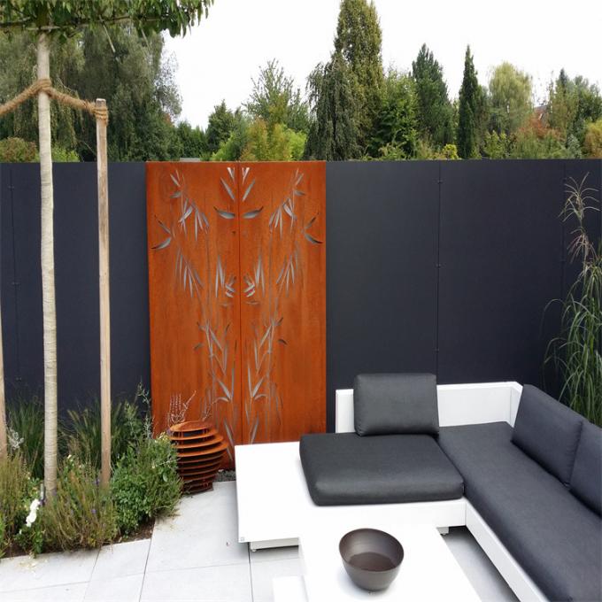 Экраны уединения Corten декоративного сада OEM стальные
