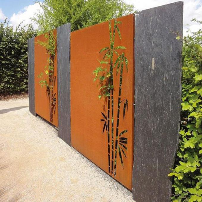  Экран сада Corten стальной