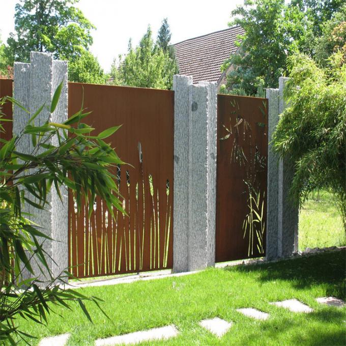 Экран сада Corten стальной