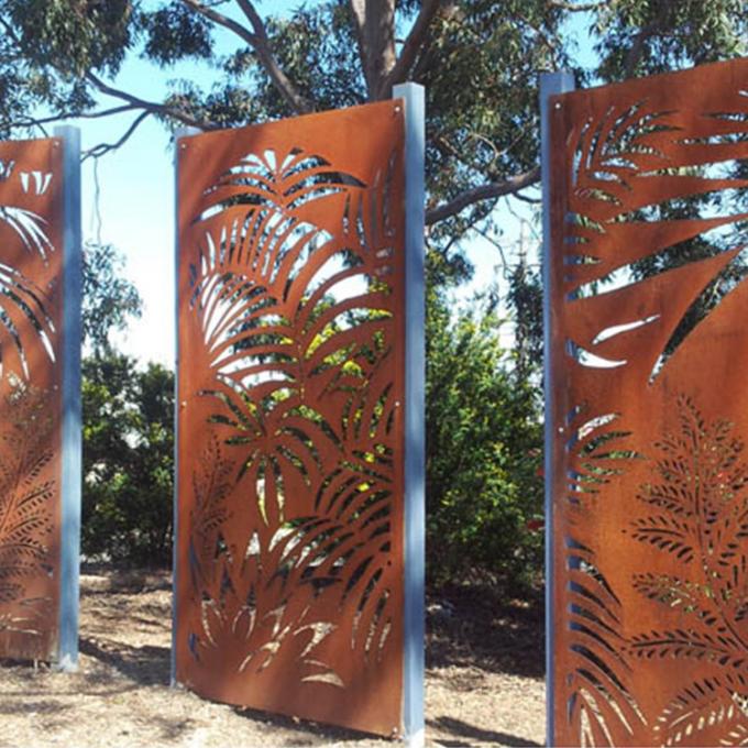 На открытом воздухе панели рассекателя Corten стальные