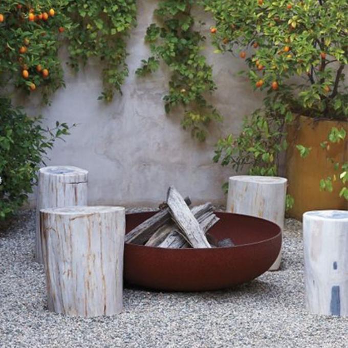 Яма огня Corten стальная