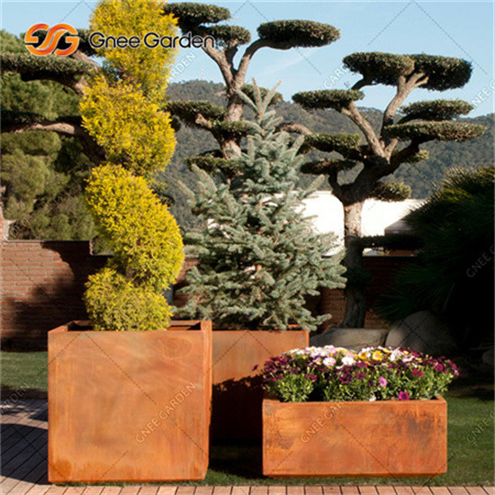 Плантаторы Corten стальные
