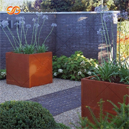 Плантаторы Corten стальные