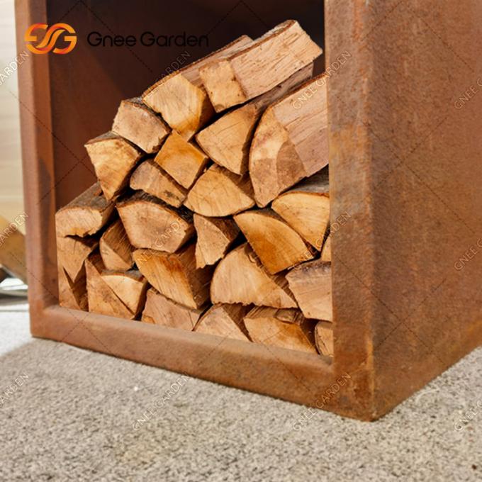 Ржавчины БАРБЕКЮ Corten семьи и друзей гриль барбекю Brasero гриля Corten стальной стальной на открытом воздухе стальной