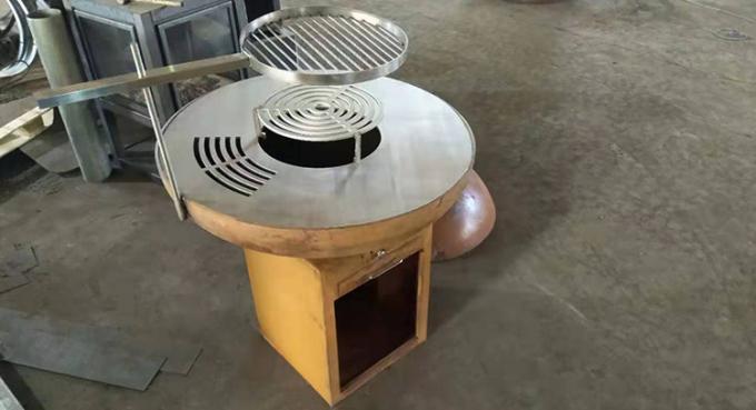 Яма огня стали Corten финиша современного угля ржавая для на открытом воздухе БАРБЕКЮ кухни варя пользу