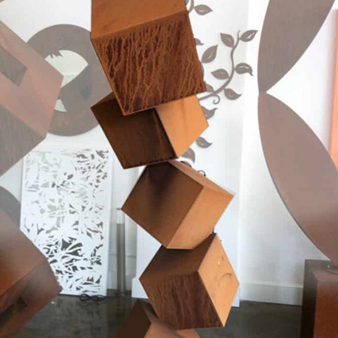 Скульптура металла сада Corten высококачественного большого ржавого ремесла искусства стальная
