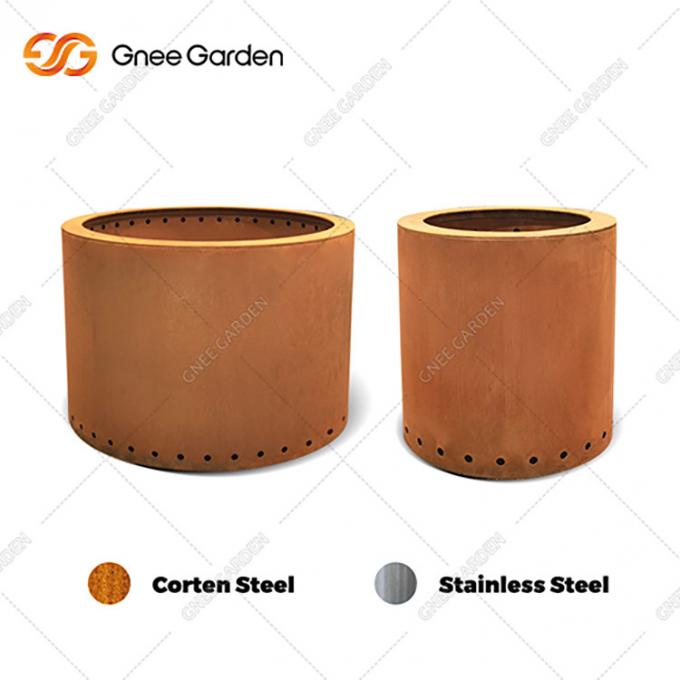 Ямы огня Corten ямы огня Corten горение стальной на открытом воздухе стальной ржавое деревянное