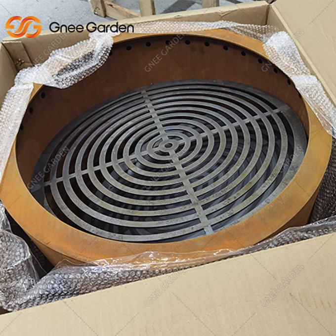 Ямы огня Corten ямы огня Corten горение стальной на открытом воздухе стальной ржавое деревянное