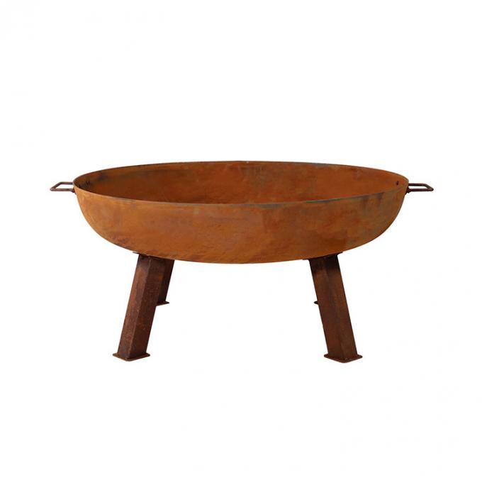 Шар огня Corten круглого сада ямы огня Corten стального декоративный стальной