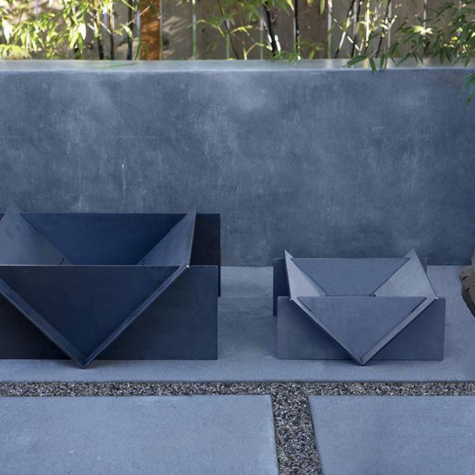 Яма огня отделяемого топления Corten стального Firepit GN-FP-333 на открытом воздухе естественная заржаветая