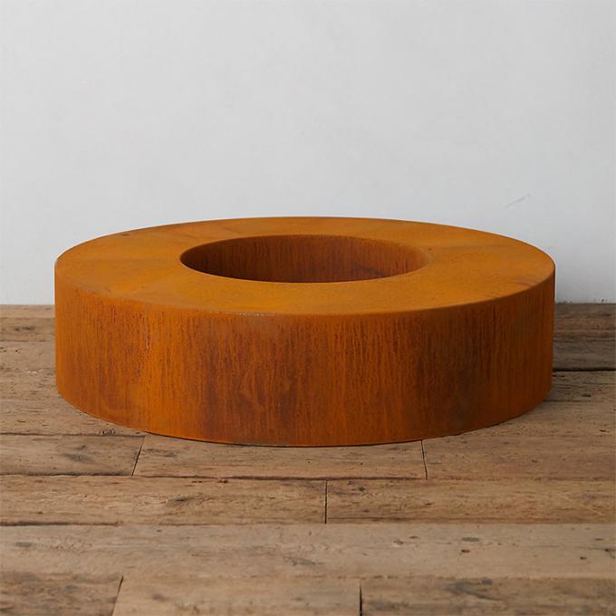 Яма огня Corten отличительного подогревателя толщины металла 2mm Corten стального ржавого стальная для на открытом воздухе шара ямы огня